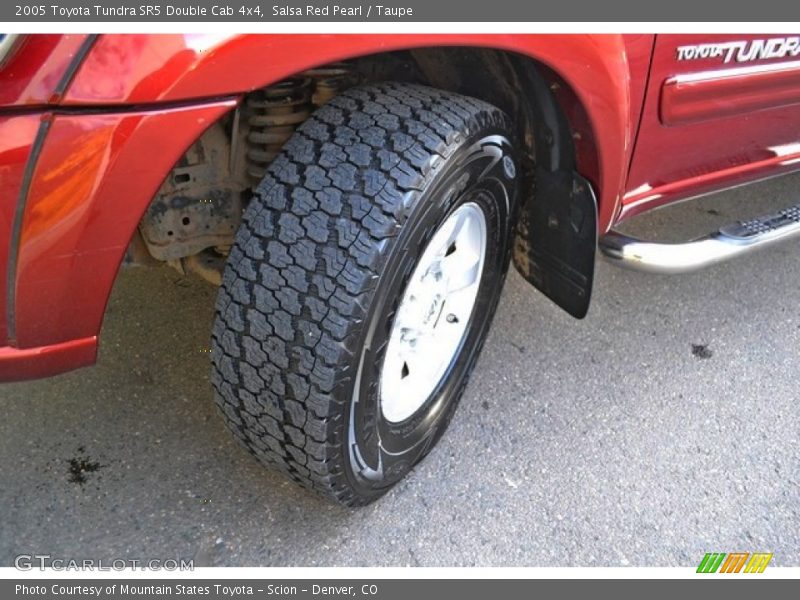 Salsa Red Pearl / Taupe 2005 Toyota Tundra SR5 Double Cab 4x4