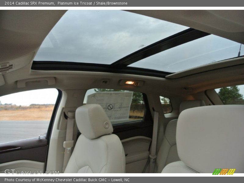 Sunroof of 2014 SRX Premium