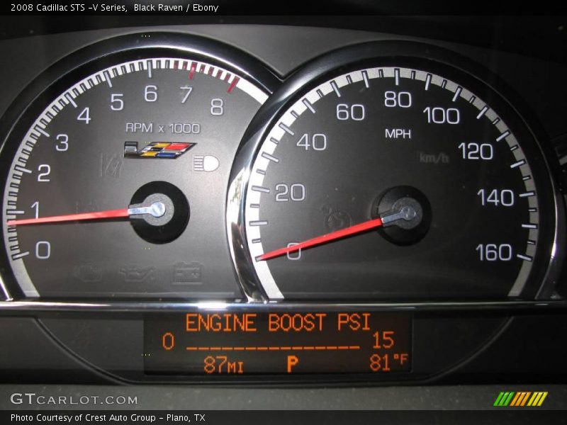 Black Raven / Ebony 2008 Cadillac STS -V Series