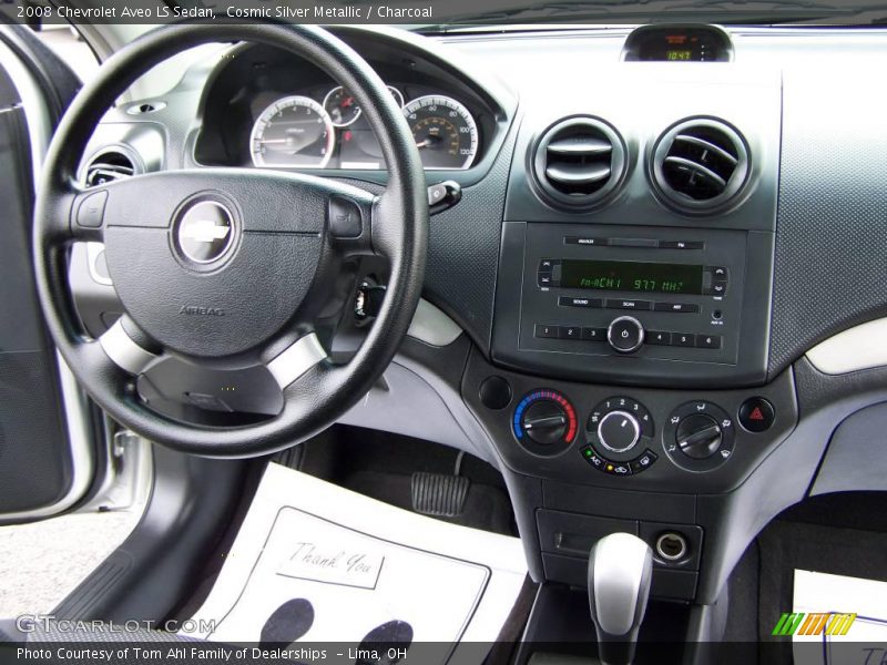 Cosmic Silver Metallic / Charcoal 2008 Chevrolet Aveo LS Sedan