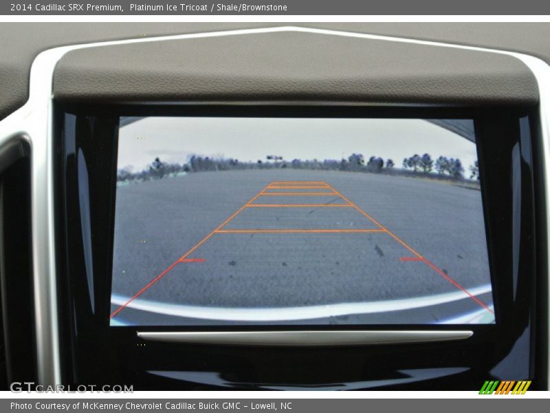 Platinum Ice Tricoat / Shale/Brownstone 2014 Cadillac SRX Premium
