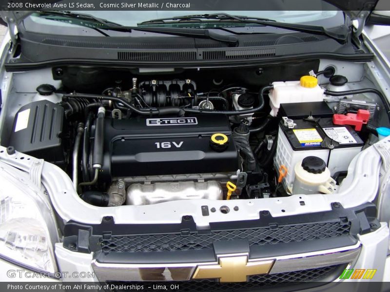 Cosmic Silver Metallic / Charcoal 2008 Chevrolet Aveo LS Sedan