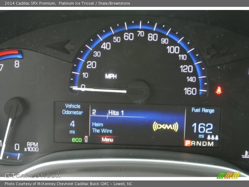  2014 SRX Premium Premium Gauges