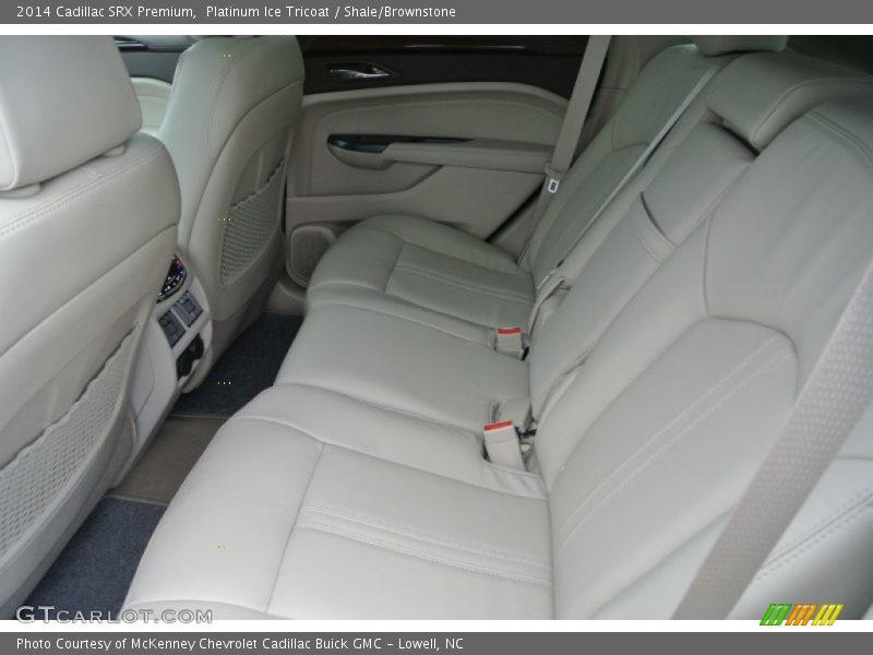 Rear Seat of 2014 SRX Premium