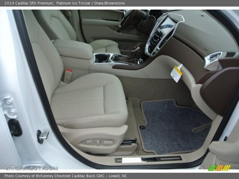 Platinum Ice Tricoat / Shale/Brownstone 2014 Cadillac SRX Premium