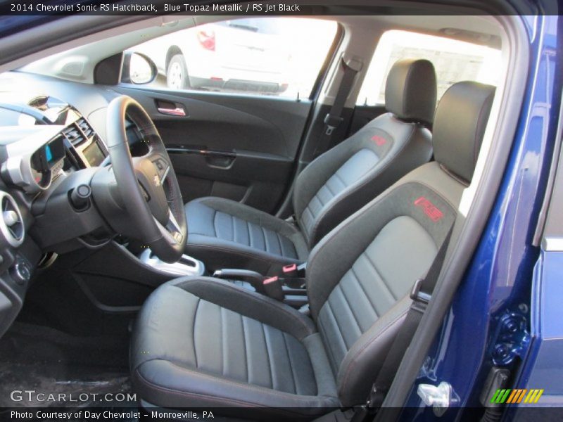 Front Seat of 2014 Sonic RS Hatchback