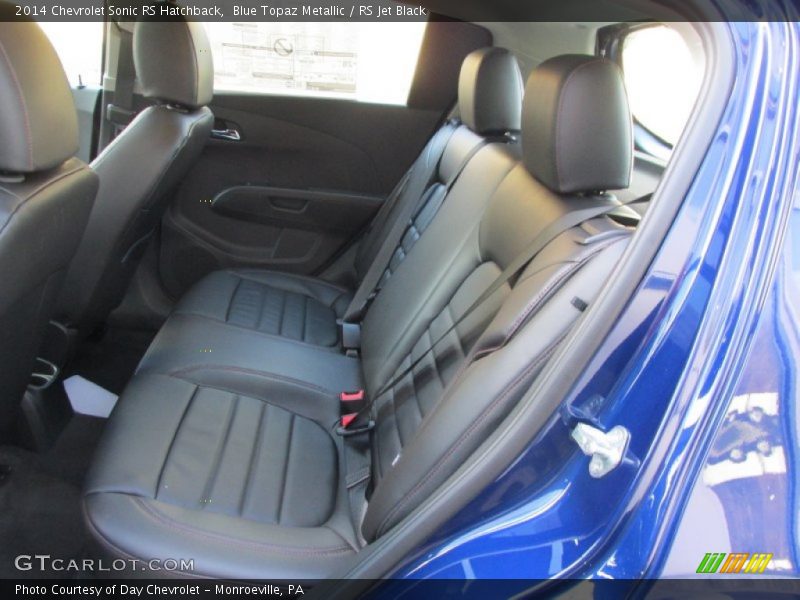 Rear Seat of 2014 Sonic RS Hatchback