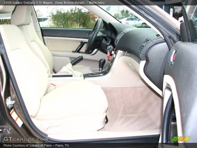 Deep Bronze Metallic / Warm Ivory 2008 Subaru Outback 2.5i Wagon