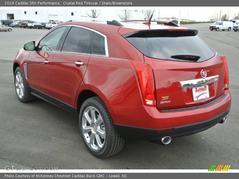 Crystal Red Tintcoat / Shale/Brownstone 2014 Cadillac SRX Performance