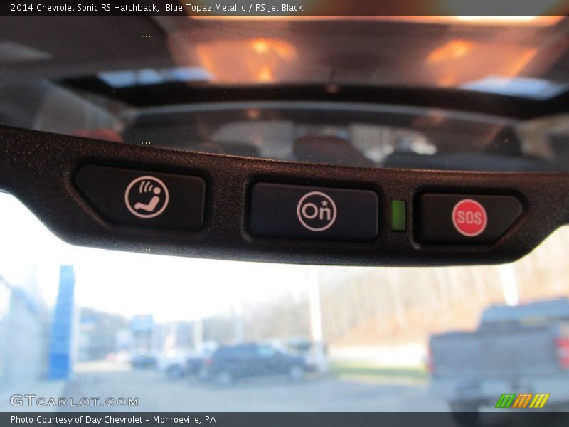 Blue Topaz Metallic / RS Jet Black 2014 Chevrolet Sonic RS Hatchback