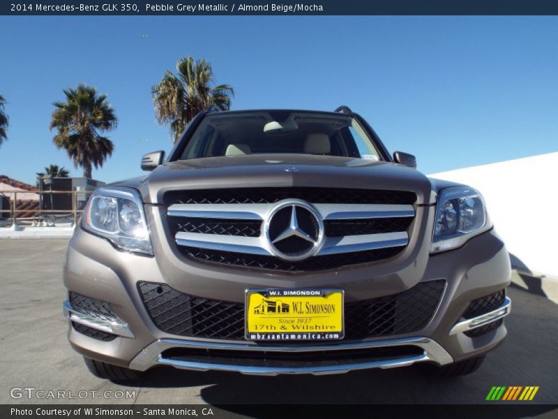 Pebble Grey Metallic / Almond Beige/Mocha 2014 Mercedes-Benz GLK 350