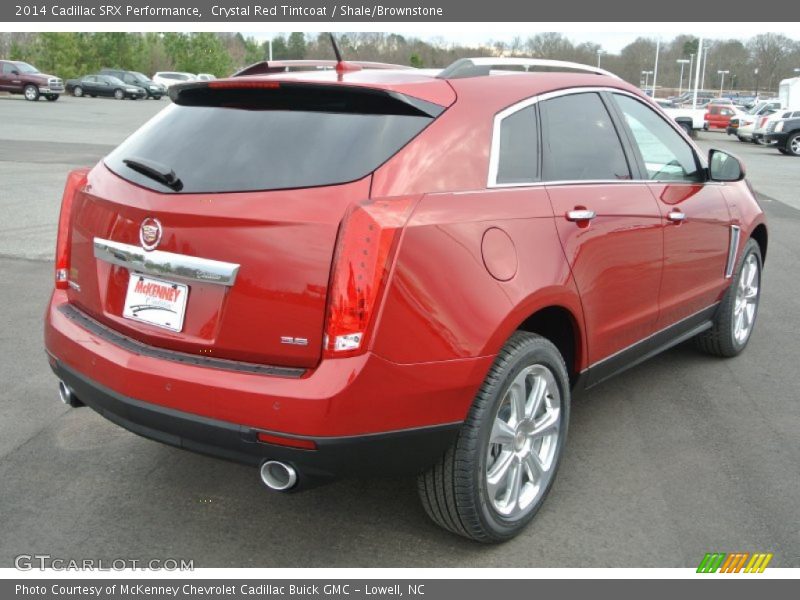 Crystal Red Tintcoat / Shale/Brownstone 2014 Cadillac SRX Performance