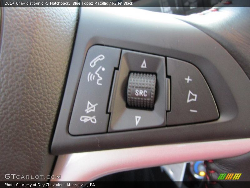 Blue Topaz Metallic / RS Jet Black 2014 Chevrolet Sonic RS Hatchback