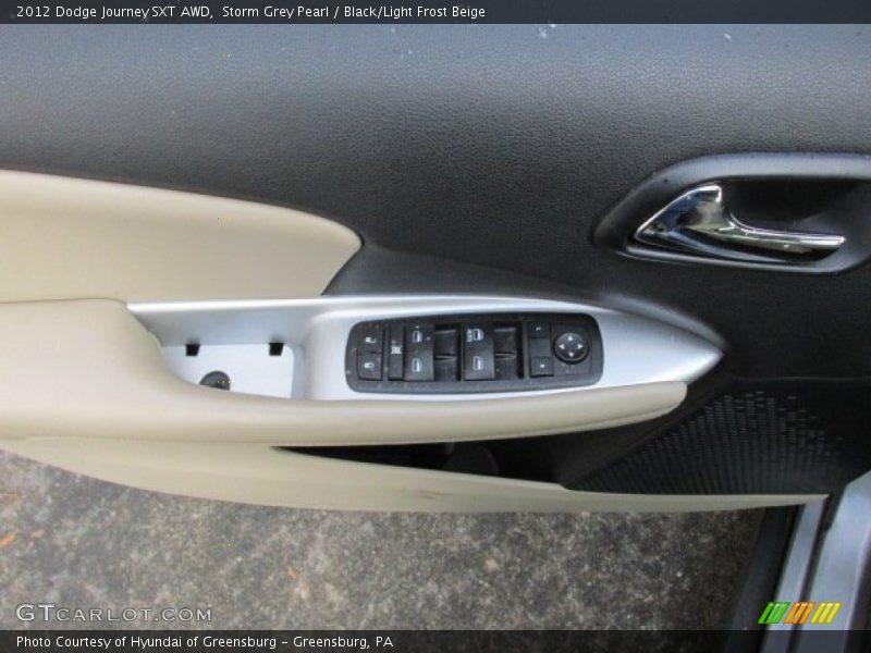 Storm Grey Pearl / Black/Light Frost Beige 2012 Dodge Journey SXT AWD
