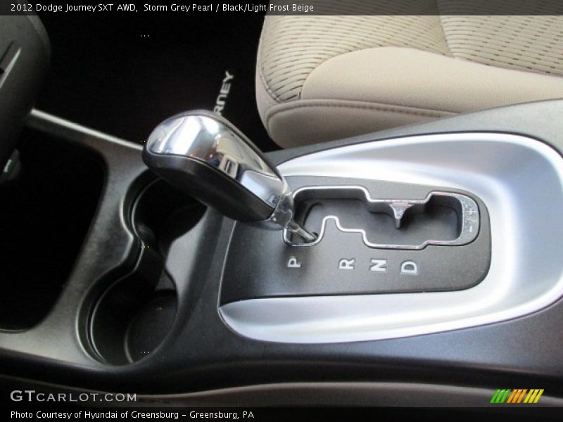 Storm Grey Pearl / Black/Light Frost Beige 2012 Dodge Journey SXT AWD
