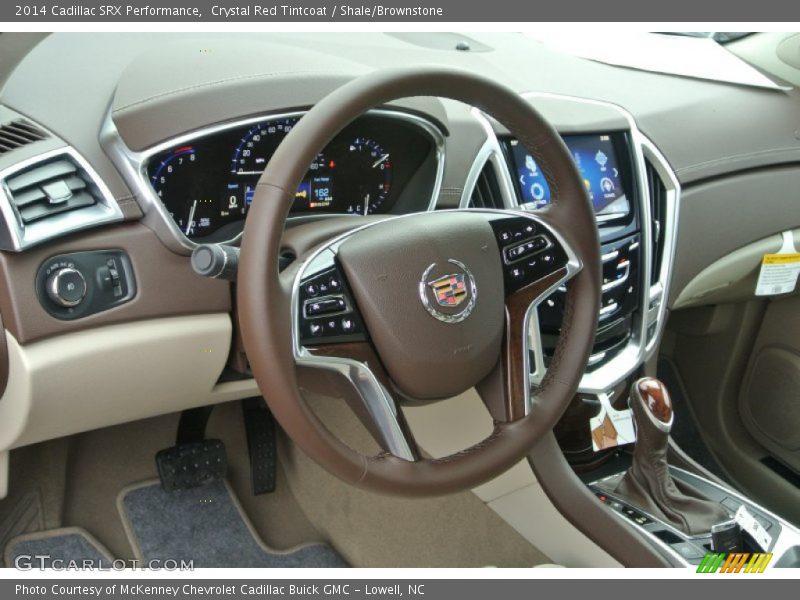 Crystal Red Tintcoat / Shale/Brownstone 2014 Cadillac SRX Performance