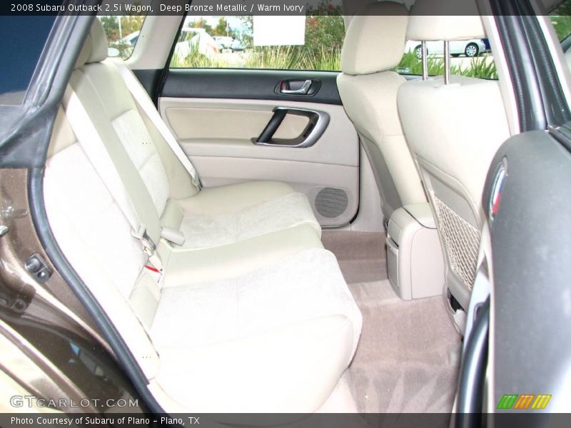 Deep Bronze Metallic / Warm Ivory 2008 Subaru Outback 2.5i Wagon