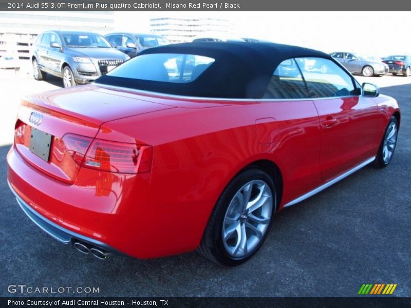 Misano Red Pearl / Black 2014 Audi S5 3.0T Premium Plus quattro Cabriolet