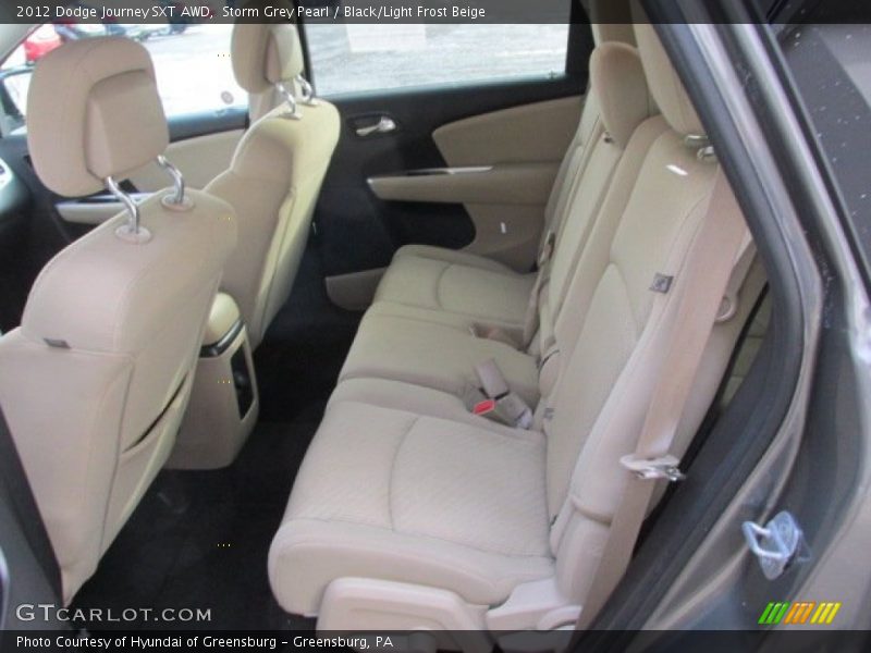Storm Grey Pearl / Black/Light Frost Beige 2012 Dodge Journey SXT AWD