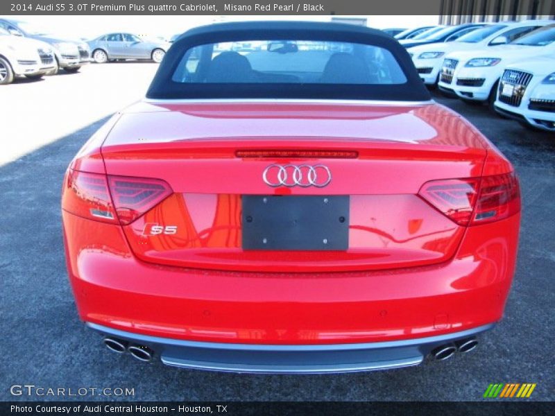 Misano Red Pearl / Black 2014 Audi S5 3.0T Premium Plus quattro Cabriolet