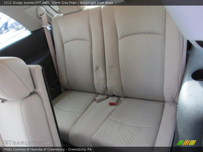 Storm Grey Pearl / Black/Light Frost Beige 2012 Dodge Journey SXT AWD