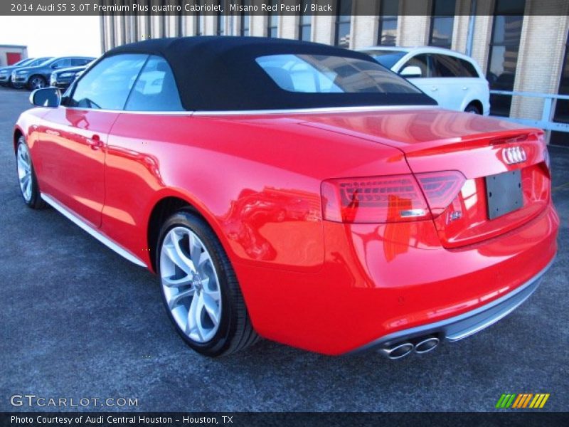 Misano Red Pearl / Black 2014 Audi S5 3.0T Premium Plus quattro Cabriolet