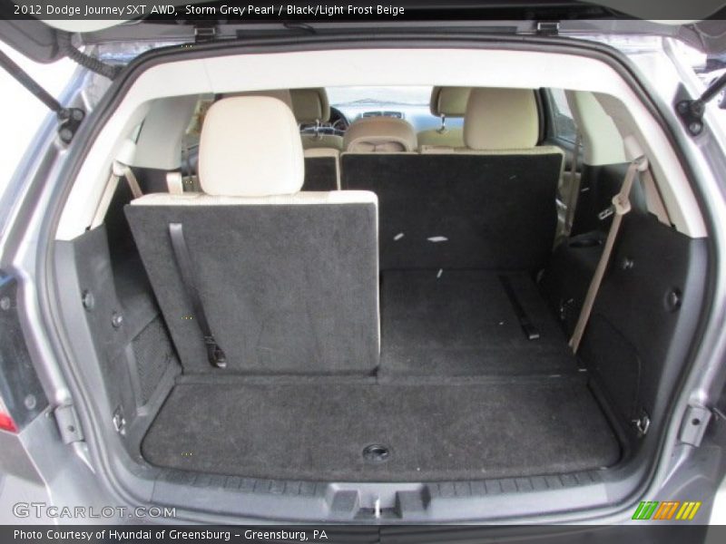 Storm Grey Pearl / Black/Light Frost Beige 2012 Dodge Journey SXT AWD