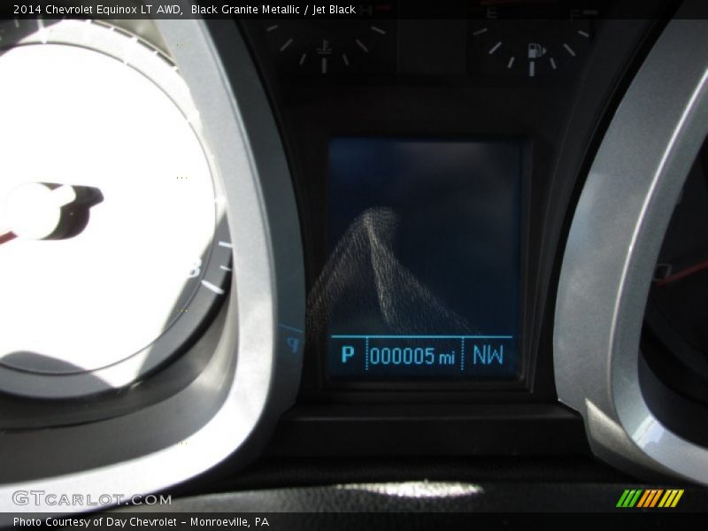 Black Granite Metallic / Jet Black 2014 Chevrolet Equinox LT AWD