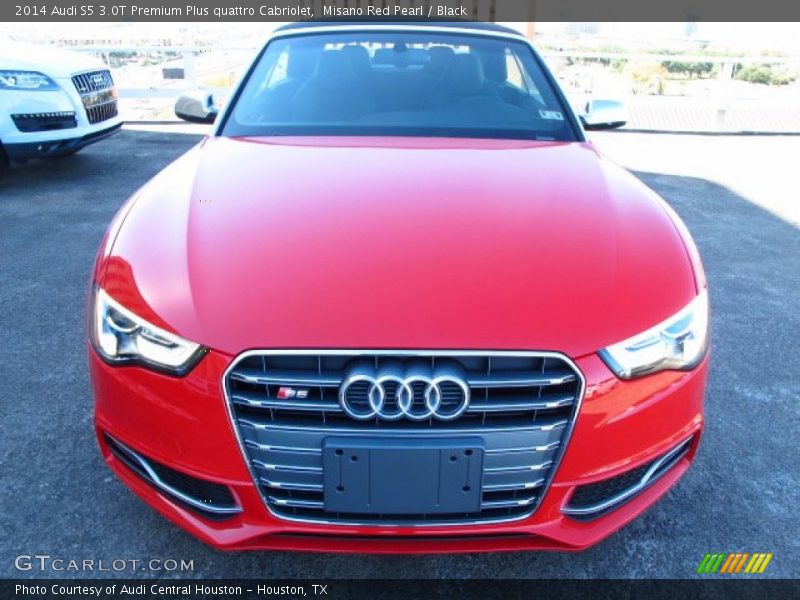 Misano Red Pearl / Black 2014 Audi S5 3.0T Premium Plus quattro Cabriolet