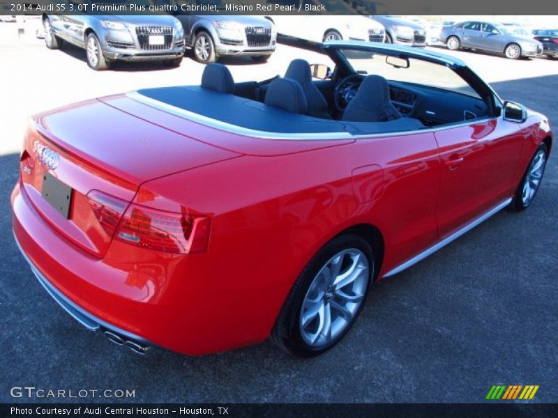 Misano Red Pearl / Black 2014 Audi S5 3.0T Premium Plus quattro Cabriolet