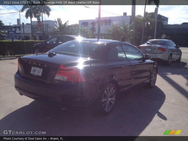 Black / Soverign Hide Off Black Leather/Off Black 2011 Volvo C70 T5
