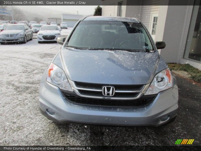 Glacier Blue Metallic / Gray 2011 Honda CR-V SE 4WD