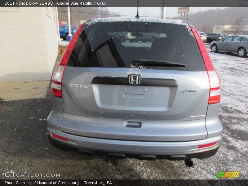 Glacier Blue Metallic / Gray 2011 Honda CR-V SE 4WD