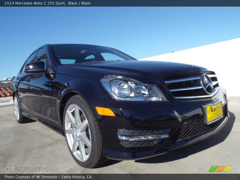 Black / Black 2014 Mercedes-Benz C 250 Sport