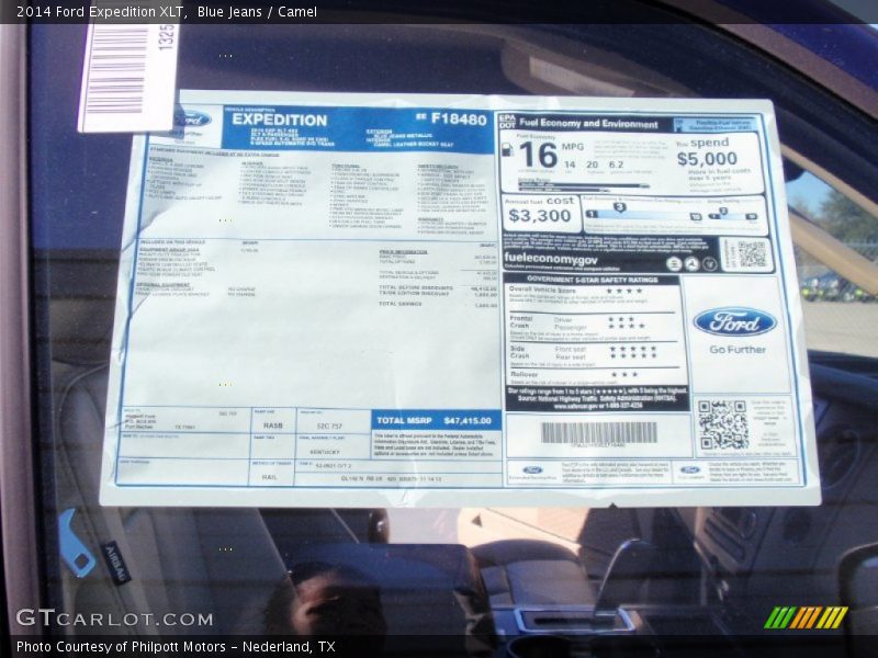 Blue Jeans / Camel 2014 Ford Expedition XLT