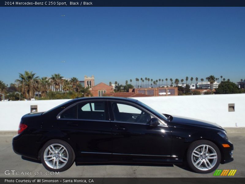 Black / Black 2014 Mercedes-Benz C 250 Sport