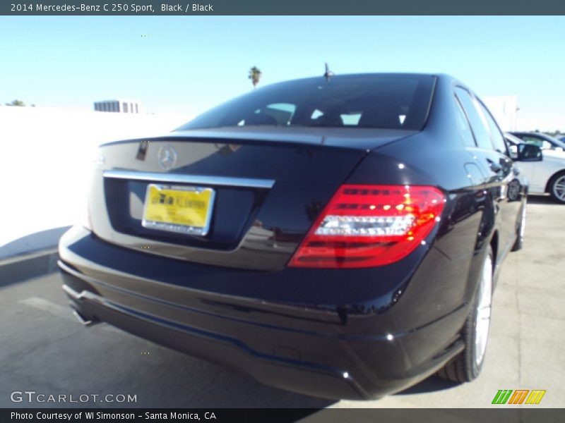 Black / Black 2014 Mercedes-Benz C 250 Sport