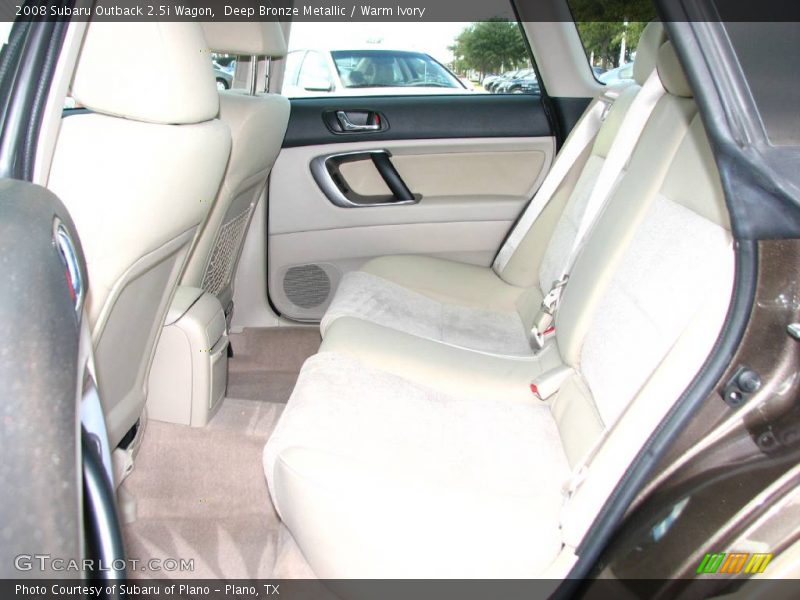 Deep Bronze Metallic / Warm Ivory 2008 Subaru Outback 2.5i Wagon