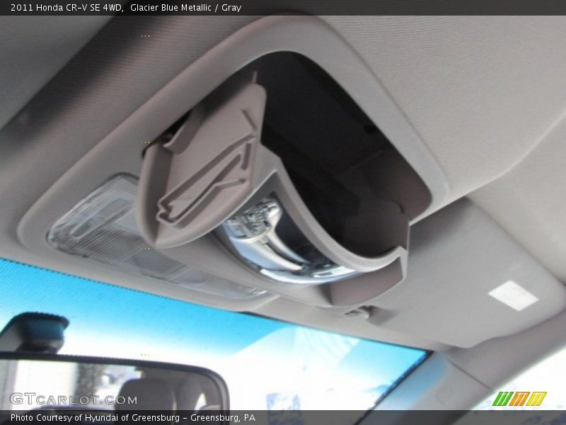 Glacier Blue Metallic / Gray 2011 Honda CR-V SE 4WD