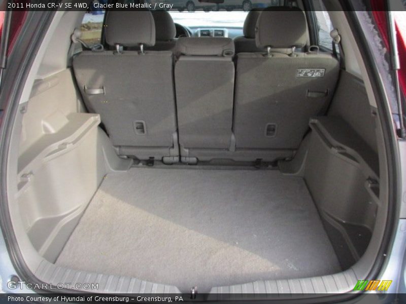 Glacier Blue Metallic / Gray 2011 Honda CR-V SE 4WD