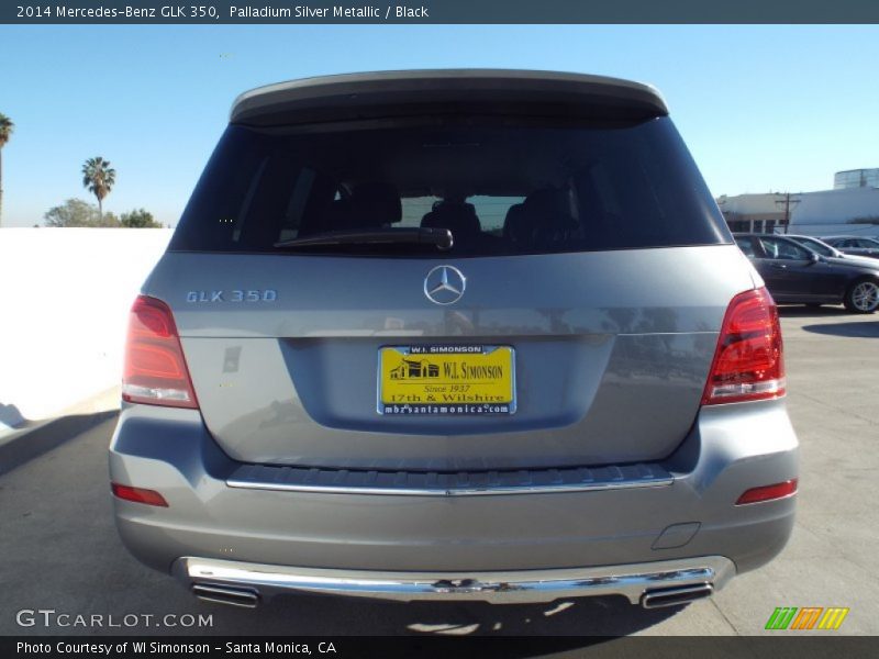 Palladium Silver Metallic / Black 2014 Mercedes-Benz GLK 350
