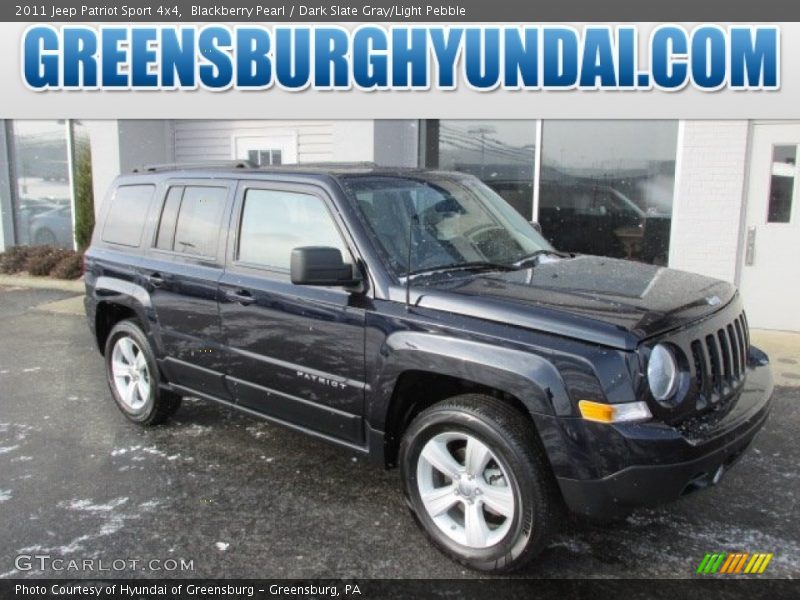 Blackberry Pearl / Dark Slate Gray/Light Pebble 2011 Jeep Patriot Sport 4x4