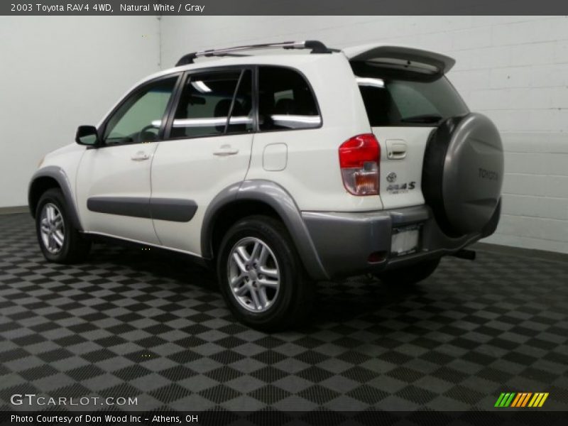 Natural White / Gray 2003 Toyota RAV4 4WD