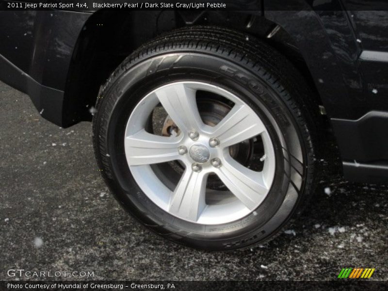 Blackberry Pearl / Dark Slate Gray/Light Pebble 2011 Jeep Patriot Sport 4x4