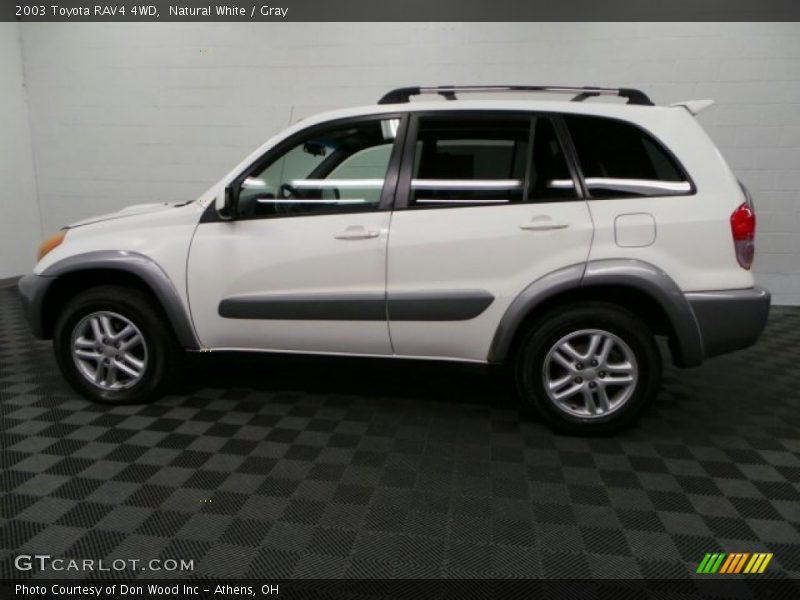 Natural White / Gray 2003 Toyota RAV4 4WD