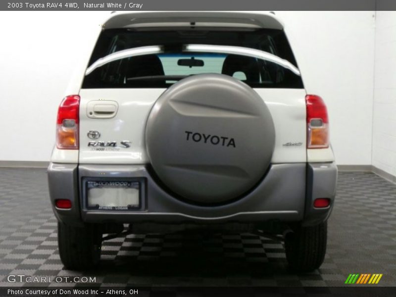 Natural White / Gray 2003 Toyota RAV4 4WD