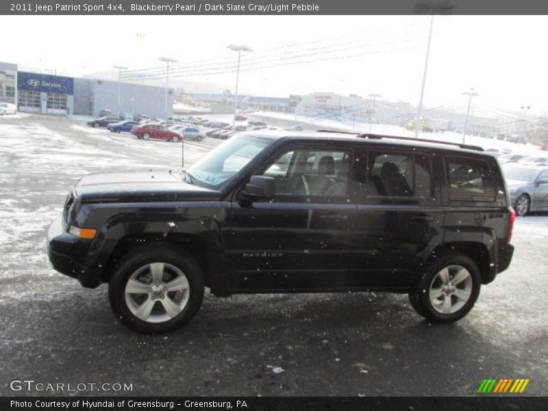 Blackberry Pearl / Dark Slate Gray/Light Pebble 2011 Jeep Patriot Sport 4x4