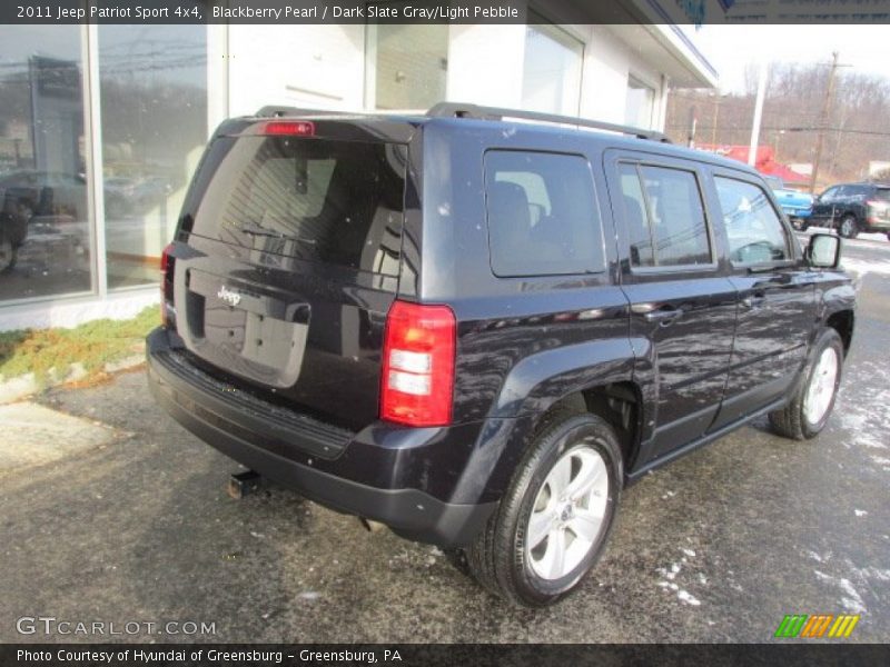 Blackberry Pearl / Dark Slate Gray/Light Pebble 2011 Jeep Patriot Sport 4x4