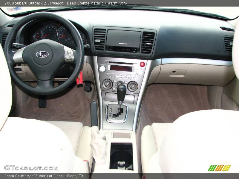 Deep Bronze Metallic / Warm Ivory 2008 Subaru Outback 2.5i Wagon