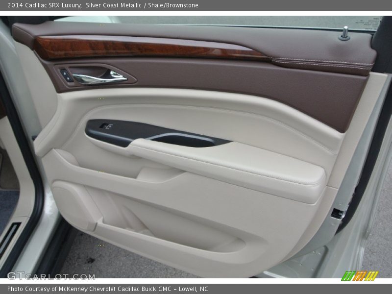 Silver Coast Metallic / Shale/Brownstone 2014 Cadillac SRX Luxury
